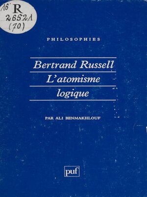cover image of Bertrand Russell